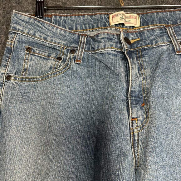 Signature Levi Strauss Jeans Womens 14 Cotton Stretch Low Rise Bootcut - Picture 5 of 9